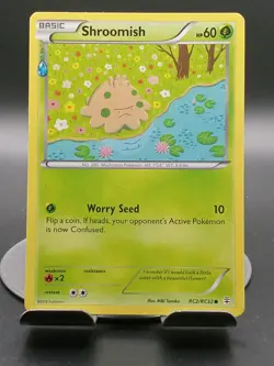 Shroomish RC2/RC32 Radiant Collection Generations Regular Pokemon Card LP - Image 1