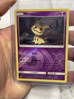Mimikyu Holo Rare SM - Guardians Rising 58/145 Reverse Holofoil LP Pokemon Card - Image 1