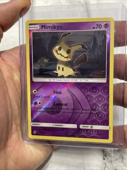 Mimikyu Holo Rare SM - Guardians Rising 58/145 Reverse Holofoil LP Pokemon Card - Image 2