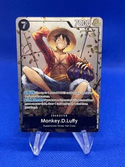 One Piece Tin Pack Set Vol 2 Monkey D Luffy P-075 Promo Card NM - Image 1