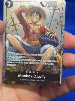 One Piece Tin Pack Set Vol 2 Monkey D Luffy P-075 Promo Card NM - Image 2