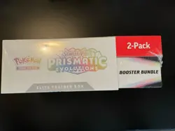 Pokemon Prismatic Evolutions Elite Trainer Box ETB Booster Bundle Costco 2-Pack - Image 2