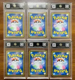 2022 Pokemon Pikachu S12 024/098 C TOC 10/10 Graded Japanese Card lot 6 VB16 - Image 2