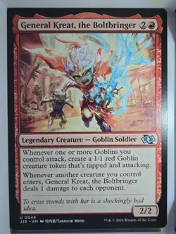 General Kreat, the Boltbringer - U48 - MTG - Foundations Jumpstart (J25) - Image 1
