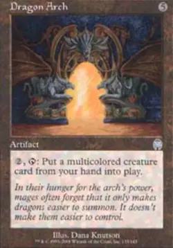Damaged, English MTG Regular Dragon Arch Apocalypse Magic the Gathering - Image 1