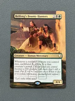 Beifong's Bounty Hunters MTG Avatar: The Last Airbender Hand Painted Altered Art - Image 1