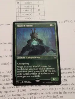 MTG Masked Vandal KHM 405 Promo Pack Changeling Shapeshifter - Image 1
