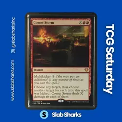 2020 MAGIC: THE GATHERING COMMANDER LEGENDS #411 COMET STORM - Image 1