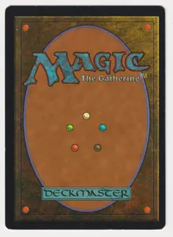 Miscut Signed Korean Mountain MP 4th Edition FBB Artist Douglas Shuler MTG Magic - Image 2