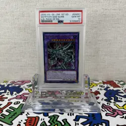 Yugioh - Egyptian God Slime LED7-EN001 1st Edition Rage Of Ra Rare PSA 10 - Image 1