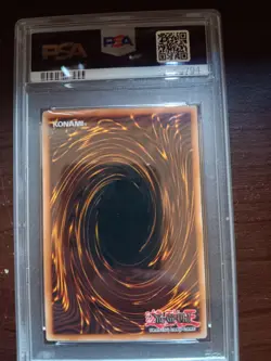 Yugioh 2003 Injection Fairy Lily 1st LOD-100 PSA 9 Secret Rare - Image 2