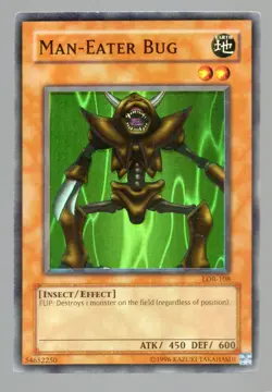 LOB-108 Man-Eater Bug - Unlimited - LP - HOLO SHIFT MISPRINT - Image 1