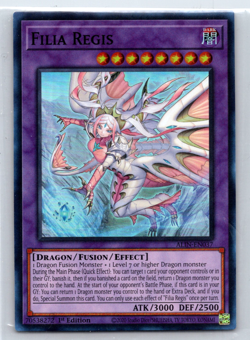 Yugioh Filia Regis ALIN-EN037 Super Rare Foil Alliance Insight - NM - Image 1