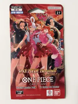 (HEAVY)🔥One Piece Heroines Edition EB 03 Sleeved Booster Pack (Factory Sealed) - Image 2