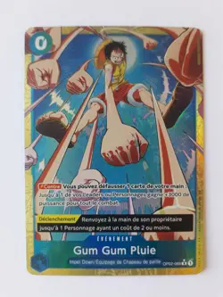 Carte One Piece - Gum-Gum pluie R OP02-068 PRB-02 Rare Alt Art vol.2 FR NM - Image 1