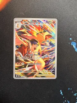 Ethans Typhlosion Illustration Rare 190/182 Destined Rivals Pokemon card - Image 1