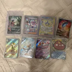 Pokemon Lot Of 8 Cards. Ex,Ir,Sir - Image 1