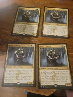 4x Kheru Lich Lord Khans of Tarkir MTG Magic The Gathering Card Vintage Rare Set - Image 1