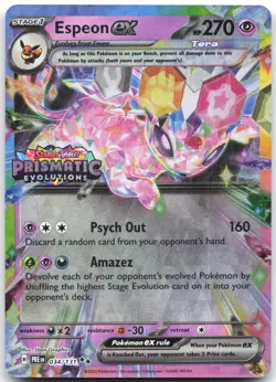 Espeon ex 034/131 Holo Promo Miscellaneous Cards & Products Pokemon Holo NM - Image 1