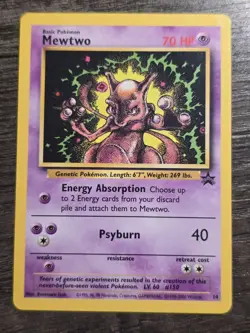Mewtwo - 14 - Pokemon Wizards Black Star Promo Card LP - Image 1