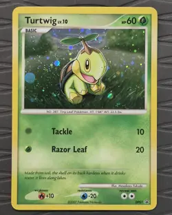 Pokemon Turtwig DP01 Diamond and Pearl Cosmos Holo Pokemon Card - Image 1