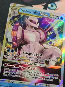 Origin Forme PALKIA VSTAR SWSH254 Full Art Promo Premium Pokemon Card Near Mint - Image 2