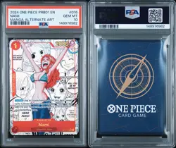 One Piece Nami Card PSA 10 OP01-016 PRB-01 Manga Alternative Art PSA 10 - Image 3