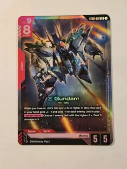 Xi Gundam LR ST08-001 Flash of Radiance Legend Rare Foil Gundam Card Game NM/M - Image 1