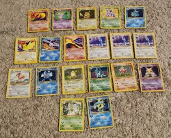 Vintage Pokemon Wotc RARE And HOLO (19) Card Lot READ Description LOOK!!!!! - Image 1
