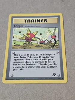 Team Rocket Digger Rocket's Secret Machine - Pokemon Uncommon Card - Image 1