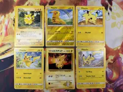 6x Pikachu Card Bundle Lot Pokemon TCG - Image 1