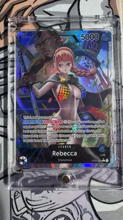 Bandai One Piece Card Game Rebecca Leader OP04-039 Holo 5000 Power - Image 1