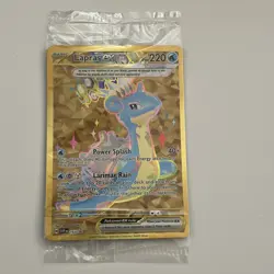 Lapras ex 164 Sv: Scarlet & Violet Holo SEALED PROMO Full Art Pokemon Card - Image 1