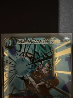 Dragon Ball Super Card - Ultimate Force SSB Vegito BT2-123 SCR Secret Rare N/M - Image 5