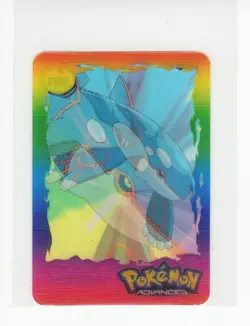 Pokemon Advanced Kyogre #101 Panini Card Italy Lenticular (TLB) - Image 1