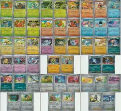 Pokemon Destined Rivals - 49 Card SV Lot - Holo & Reverse Holo - No Duplicates - Image 1