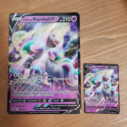 Galarian Rapidash V - SWSH111 Black Star Promo & Jumbo Card Pokemon TCG [NM] - Image 1