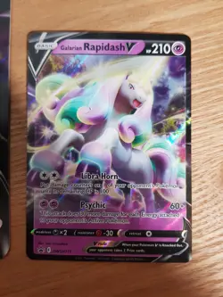 Galarian Rapidash V - SWSH111 Black Star Promo & Jumbo Card Pokemon TCG [NM] - Image 3