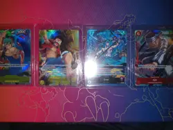 One Piece CCG Lot of 4 Cards Op 15 Eb04 SEC Luffy ,Alt Art Leader Enel, Alt Zoro - Image 1