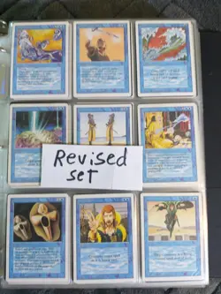 MTG Magic the Gathering REVISED Complete Set 1994 VG+. 306/306 Incl Dual Lands! - Image 1