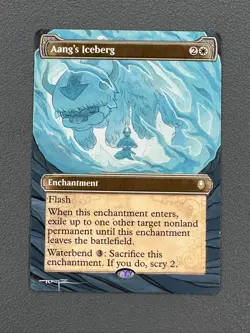 Aang's Iceberg MTG Avatar The Last Airbender Hand Painted Full Altered Art Tentz - Image 3