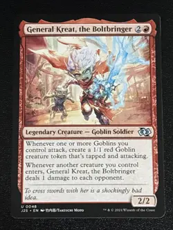 MTG Foundations Jumpstart General Kreat, the Boltbringer Anime 0048 NM - Image 1