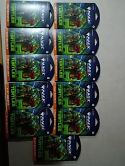 TEENAGE MUTANT NINJA TURTLES: MAGIC THE GATHERING, BOOSTER PACK LOT OF 11 - Image 1