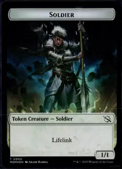 Knight/Soldier Token In Foil! MTG MARCH OF MAHINE - Image 1