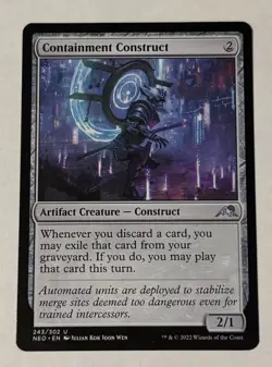 MTG Containment Construct - Kamigawa Neon Dynasty LP - Image 1
