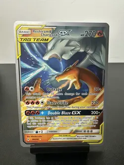 2019 Pokemon World Championships Reshiram & Charizard GX Tag Team 20/214 - Image 1