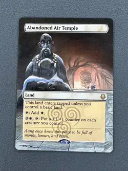 Abandoned Air Temple Avatar: The Last Airbender Hand Painted Altered Art Tentz - Image 1