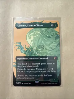 MTG Omnath, Locus of Mana CMM 0680 M NM Regular Borderless - Image 2