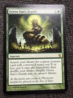 MTG Green Sun's Zenith - Mirrodin Besieged - Image 1