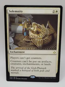 Solemnity HOU 022/199 Rare MTG Hour of Devastation LP Magic the Gathering - Image 1